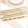 Chunky Stainless Steel Link Chain Bracelet in Gold-Tone - Image 27