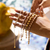 Star-Detail Chain Bracelet with Gold-Tone Finish - Image 4