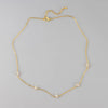 Stainless Steel Zircon Necklaces for Women Gold Plated Four Leaf Grass Collar Chain Necklace Jewelry Gift - Image 4