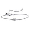 NiNice Necklaces for Women Stainless Steel Zirconia Flower Shaped Pendant Bracelet Earring Set Simple Gift - Image 11