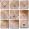Alloy Cute Elegant Sun Love Star Leaves Clover Unicorn Luck Pendant Necklaces for Women Accessories Jewelry - Image 2