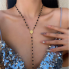 Multi-layered Blue Zircon Layer Necklace for Women Gentle Temperament Charm Clavicle Chain Simple Wedding Jewelry - Image 18