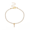Creative Initial Letter Alphabet Pendant Rhinestone Shiny Beach Anklet Chain Foot Jewelry Ankle Bracelets for Women Boho - Image 9