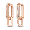 Rose Gold Series Silver Flamingo Giraffe Star and Moon Flower Earrings Elegant Party Jewelry Gifts - Image 26