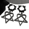 Punk Spike Rivet Hoop Earrings For Women Men Ear Studs Stainless Steel Gothic Hip Hop European and American Earring Jewelry Gift - Image 23