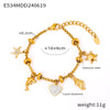 316L Stainless Steel Heart Charm Bracelet with Crystal Accents - Image 18