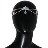 Stonefans Crown Double Pendant Tiara for Wedding Bride Headband Women Rhinestone Hair Chain Accessories Aesthetic Ethiopian Gift