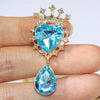 Crystal Brooch 44 20mm 10Pcs Golden Pendant Accessories Wedding Invitation Holiday Creative Decoration - Image 3