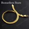 Silver, Gold, 5mm Embossed Bracelet for Men and Women, Charming, Wedding Gifts and Jewelry - Image 5