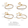 Bling Cubic Zirconia Adjustable Pulled Out Bracelet Bangle Shiny Pvd Wrist Jewelry Women Gift - Image 6