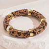 Multi-style Leopard Print Bamboo Tube Acrylic Stretchy Bracelets for Women Men Retro Resin Beaded Bangles Stack Jewelry Gift K1 - Image 16