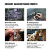 Stainless Steel Openwork Ring with Sculpted Folds in Gold-Tone - Image 32