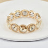 crystal bracelet For Women colorful Geometric rhinestone square elastic thread red white pink bracelet boho style - Image 19