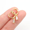 Vintage Stainless Steel Crystal Star Chain Hoop Earrings For Women Punk Pendant Square Earrings Jewelry - Image 10