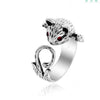 Cute Cat and Mouse Shape Open Ring for Women Antique Silver Color Modern Girls Finger Accessories Hip Hop Party Jewelry - Image 22