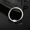 Titanium Marquise CZ Cartilage Piercing Hoop Earring 16G Dainty Nose Ring Daith Helix Septum Clicker - Image 2