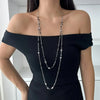 Minimalist Long Teardrop Charm Pendant Necklace for Women Autumn Winter Sweater Chain Y2K Accessory Jewelry Gift - Image 14