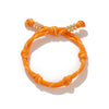 selling color woven rope bracelet with a buckle and gold plating for women - Image 10