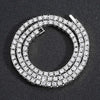 Hip Hop 5MM Tennis Chain Iced Out Bracelet Necklace Men Silver Color Tennis Jewelry Chains Women 20inch Choker Punk Gift - Image 8