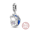Silver Charm Bead Mother's Day Love Heart Family Charm Bead Pendant Fits Bracelet Womens Jewelry Gifts - Image 41