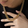 3/5/7mm Stainless Steel Cuban Link Chain Classic Punk Personality Jewelry Simple Hip-hop Couple Necklace for Men Women - Image 4
