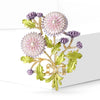 Enamel Hydrangea Brooches for Women Unisex Pearl Flower Pin Plant Lapel Pins Office Party Friend Gifts Jewelry Accessories - Image 8