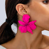 Oversized Geometric Earrings Pleated Earrings Earrings For Accessories Women Occasion - Image 8