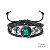 12 Constellation Zodiac Sign Charm Luminous Bracelets Men Women Vintage Multilayer Wrap Leather Bracelet Bangle Birthday Gift - Image 10