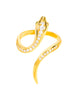 316L Gold Plated Stainless Steel Snake Rings For Women Men Open Adjustable Ring Vintage Gothic Aesthetic Jewelry - Image 13