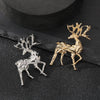 1pc Christmas Reindeer Brooch Chest Flower Brooch Small Fragrant Cartoon Clothing Accessories Gift Accessories - Image 3