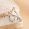 Vintage Personality Geometric Shape Simple Love Heart Rings for Women Unique Design Adjustable Open Mouth Rings Jewelry Gifts - Image 30