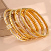 Zakol 5/1pcs Stainless Steel Bracelet With Shiny Zircon Stacking Jewelry Birthday Party Gift for Women - Image 6