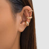 3Pcs/set Metal Chunky No Piercing Clip Earrings Geometric Ear Cuff Earrings for Women Ladies Party Girls Y2K Jewelry - Image 2