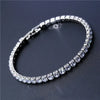 4mm Cubic Zirconia Tennis Bracelet Iced Out Chain Bracelets For Women Men Gold Color Silver Color Men Bracelet Chain Jewelry - Image 5
