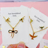 10Sets Flowers Heart Geometry Stainless Steel Earrings Necklace Set For Women Mix Style Jewelry Party Gifts - Image 12