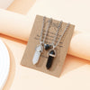 1Pair Magnet Heart Couple Necklace Quartz Crystal Hexagonal Column Pendant Necklaces Valentine's Day Gift for Women Men - Image 8