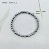 Jewelry Metal Ball Multiple Models Quality Smooth Beads Elastic Stainless Steel Bracelets - Image 12