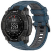 Official Silicone Strap For Garmin Instinct 3 45mm 50mm Smartwatch Bracelet Correa Two-tone Wristband For Garmin Instinct 3 Band - Image 10