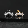 1/5PCS Titanium Zircon Labret Lip Ring Internally Thread Ear Tragus Cartilage Helix Daith Lobe Piercing Earrings Stud for Women - Image 22