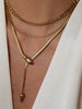 Stainless Steel Y-Shaped Necklace with a Slim Pendant Drop - Image 14