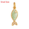 Marine Organism Sea Horse Turtle Fish Conch Shell Starfish Charm Pendant, 8K Gold Plated Zircon Jewelry Finding Supplies - Image 17
