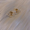 Light Imitation Pearl Stud Earrings Sweet Heart-shaped Ear Stud For Women Party Wedding Brid Jewelry Gift K - Image 4