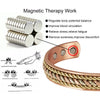 Vinterly Copper Bracelets Magnetic Adjustable Braided Cuff 12mm Bangles Soft Metal Resizable Jewelry Men Women - Image 2