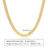 Chunky Gold Plated Link Necklace For Women, Stainless Steel Oval Thick Chain Choker Minimalist Jewelry Party Jewelry Gift - Image 11