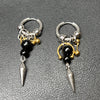 Y2K Spike Rivet Ball Pearl Hoop Earrings for Women Stainless Steel Punk Pointed Drop Earrings Gothic Jewelry Accessories - Image 8
