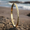 Floral Copper Bangle in Multiple Inner Diameter Sizes - Image 4