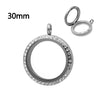 7pcs/lot Magnetic Closure 20mm/25mm/30mm/38mm Stainless Steel Floating Memory Locket Pendant 5 Colors Can Choose - Image 22