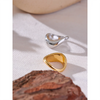 Minimalist Smooth Stainless Steel Metal Geometric Finger Ring Pvd Plated Distinctive Jewelry - Image 6