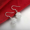 Beautiful ball drop Earrings Silver for Women Girl student Holiday gifts Wedding party Brands Jewelry - Image 3