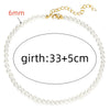 Pearl-Style Choker Necklace with Layered Bead Details - Image 6